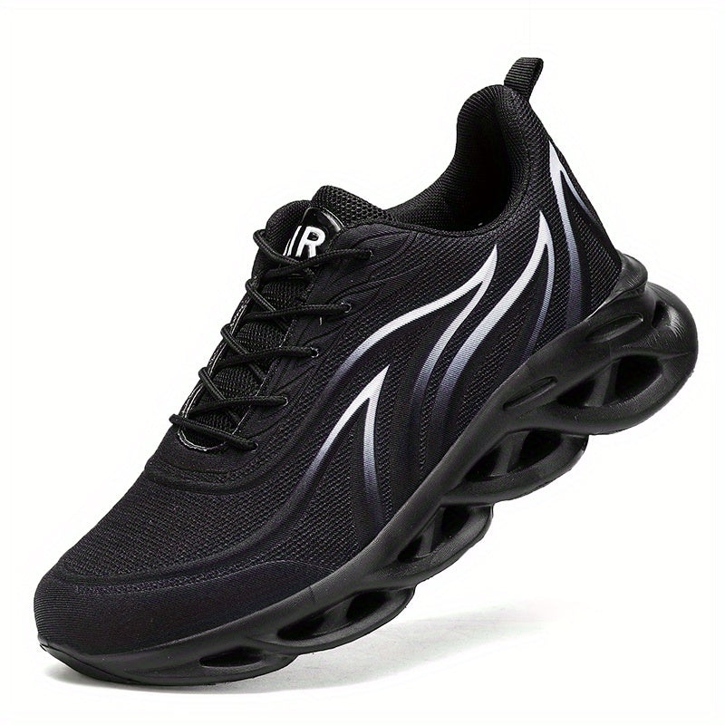 Lace-up Blade Sneakers, Lightweight Breathable Running
